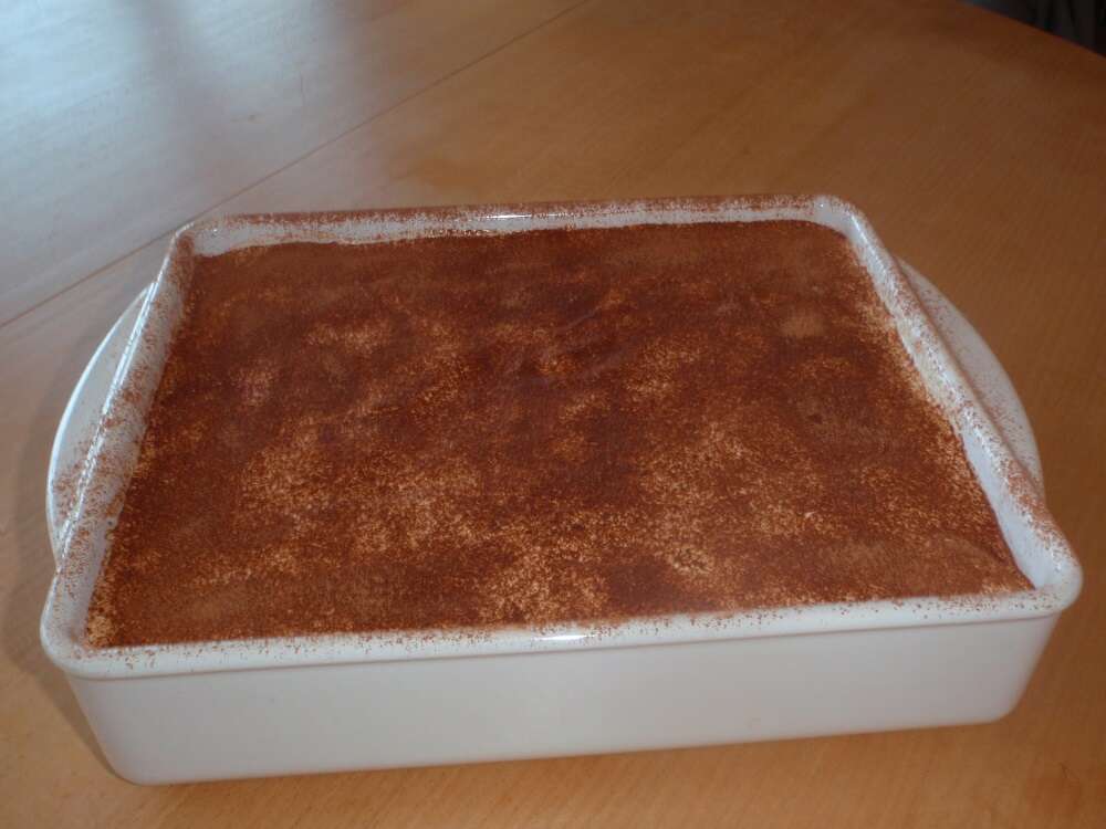 Auflaufform mit Quitten-Tiramisu