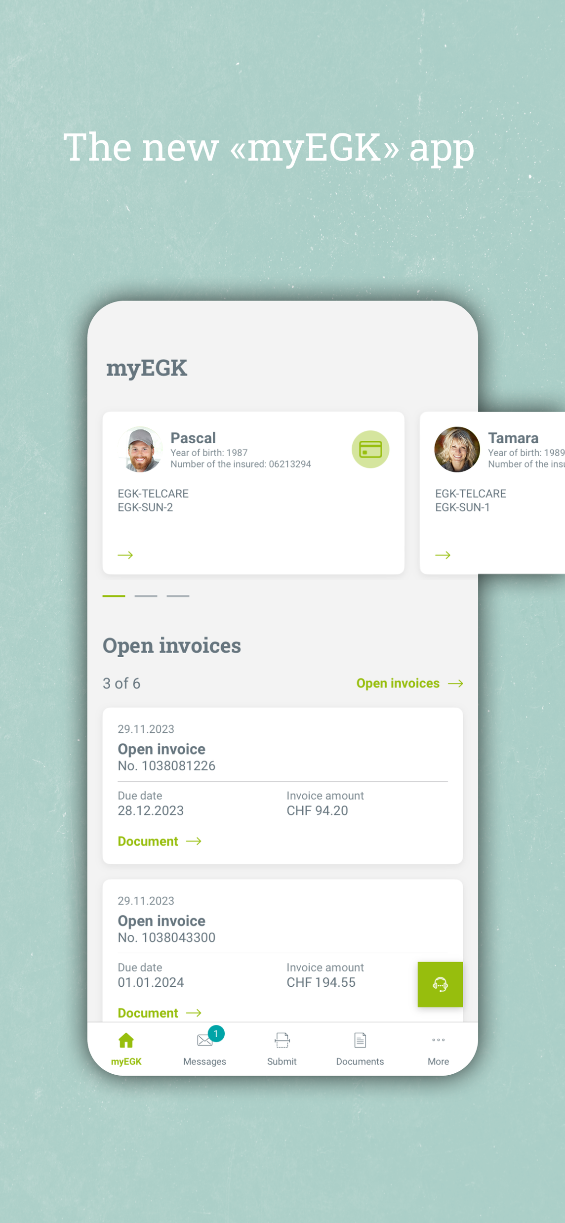 Home App myEGK